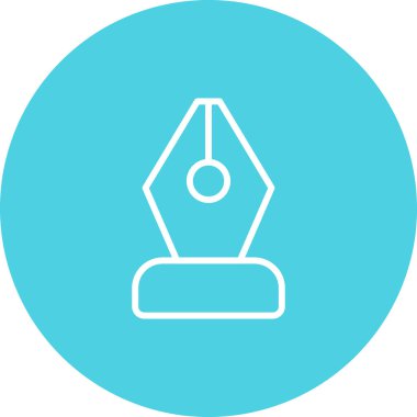 Siyah uçlu. Web simgesi vektör illüstrasyonu