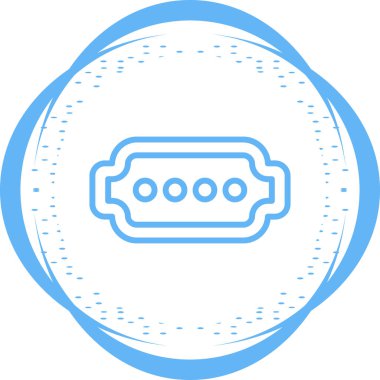 Güç simgesinin vektör illüstrasyonu