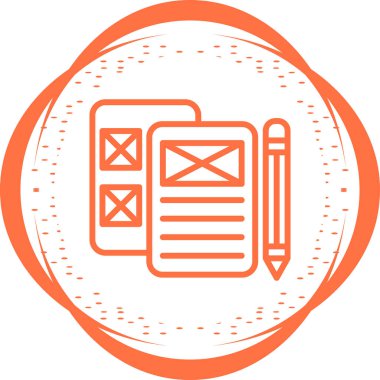 Düşük Sadakat Prototiplemesinin temel doğrusal çizimi