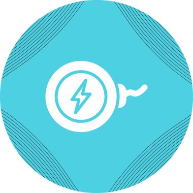 Kablosuz Şarj simgesinin vektör çizimi