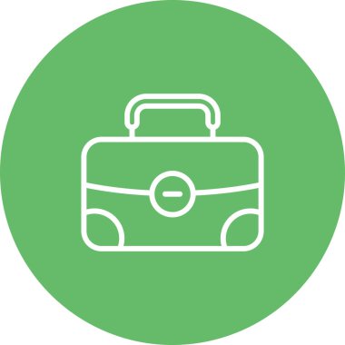 evrak çantası ikonu vektör illüstrasyonu