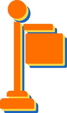 Başarı simgesinin basit satır sanatı