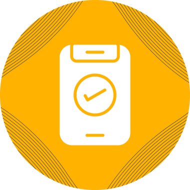 Tamamlanmış görev, işaretleme simgesi, vektör illüstrasyonunu kontrol et