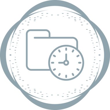 belge web simgesi vektör illüstrasyonu