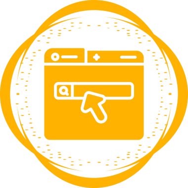 Beyaz Arkaplanda İmleç Simgesi İzole Edildi 