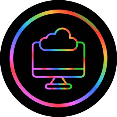 Sınır Hesaplama Web simgesi vektör illüstrasyonuName