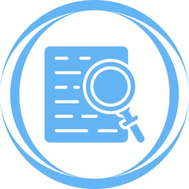 belge web simgesi vektör illüstrasyonu