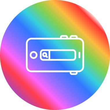 Tablet web simgesi, vektör çizim