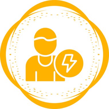 Yenilmez Ağ simgesinin vektör illüstrasyonu 