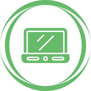 Dizüstü web simge vektör çizim         