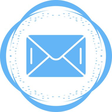 E- posta simgesi, vektör illüstrasyon tasarımı         