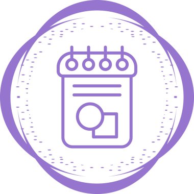 Üçgen cetvel web simgesi, basit vektör illüstrasyonu