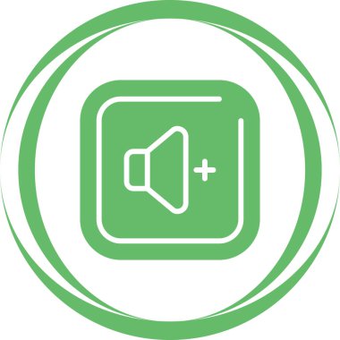 Sesi Yükselt düğmesi vektör illüstrasyonuName