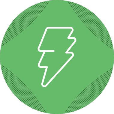 yıldırım cıvata kutsal kişilerin resmi, vektör çizim