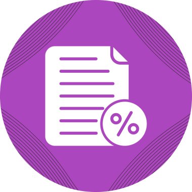 Vergi web simgesi vektör illüstrasyonu