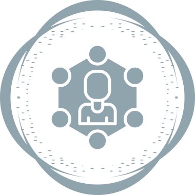 Ağ web simgesi vektör illüstrasyonu