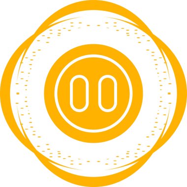 Basit duraklat düğmesi sanatı