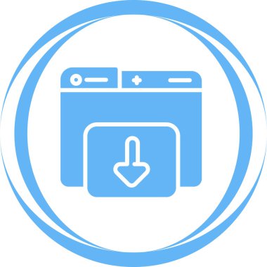 Simge vektör illüstrasyonunu indir. İndiriliyor