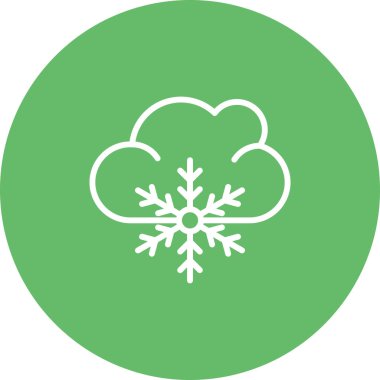 bulut web simgesi vektör illüstrasyonu