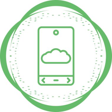 cloud computing. web icon simple design