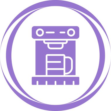 Cafe Coffee Machine 'in basit bir çizimi 