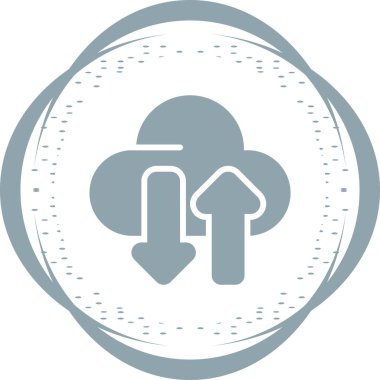 Ortak sunuculuk. Web simgesi basit illüstrasyon 