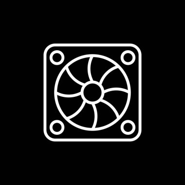 Klima simgesi, basit stil 