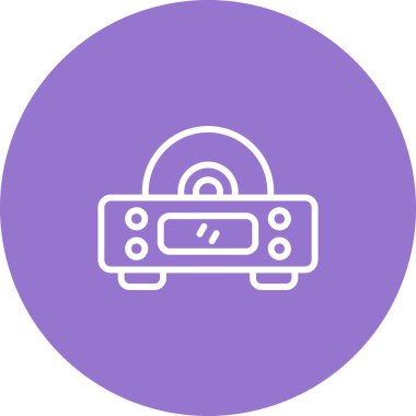 Cd oynatıcısının basit vektör tasarımı