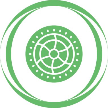 Klima simgesi, basit stil 