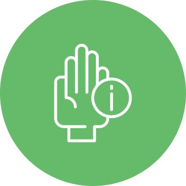 bilgi web simgesi, vektör çizim