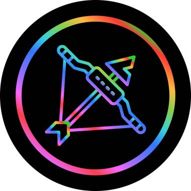 vector illustration of Bow icon