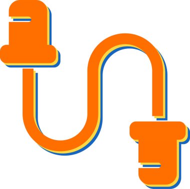 Kablo Etiketlerinin basit doğrusal çizimi