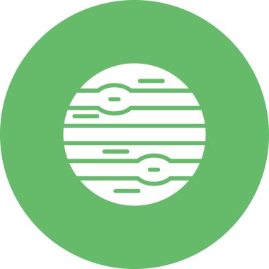 Planet web simgesinin vektör illüstrasyonu         