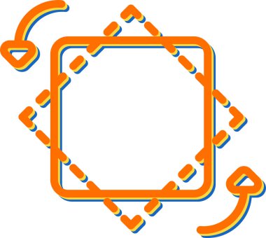 Web simgesi vektör resimlemesini döndür