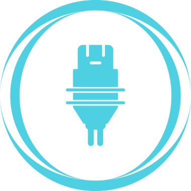 elektrik dolgu simgesi web basit illüstrasyon