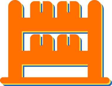 Stok simgesinin vektör illüstrasyonu