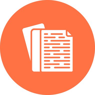 belge web simgesi vektör illüstrasyonu