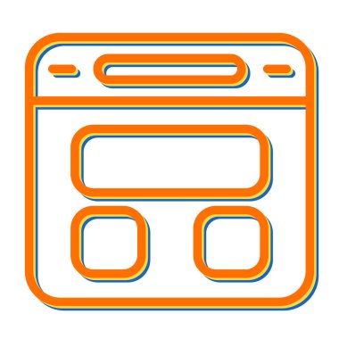 Bir web tarayıcısının basit grafik gösterimi.