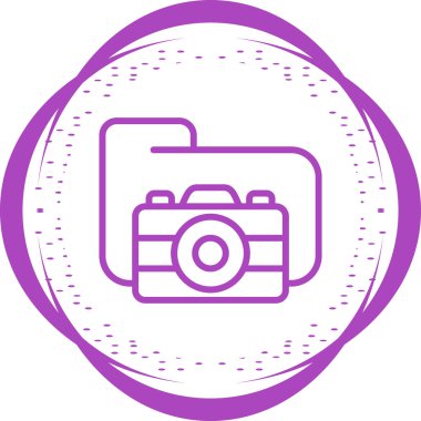 belge web simgesi vektör illüstrasyonu