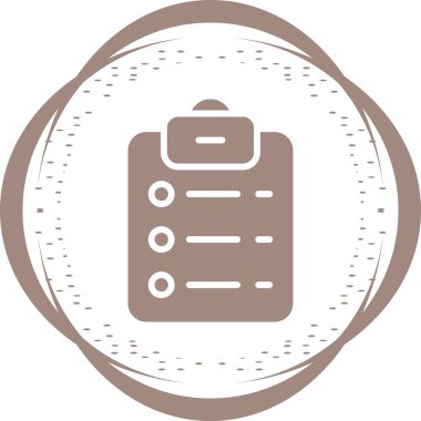 Soyut vektör listesi resimleme