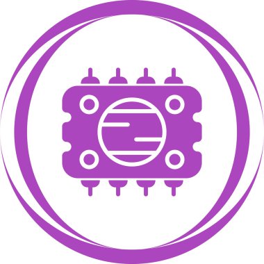 Elektronik çipin temel doğrusal görüntüsü