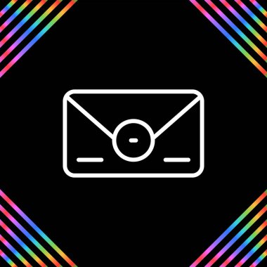 vector illustration of Envelope modern icon        
