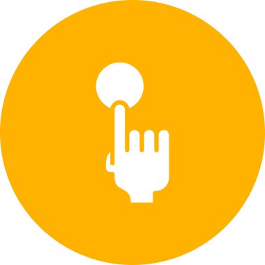 Tıklama simgesinin vektör çizimi