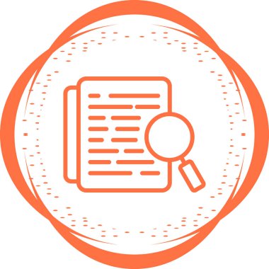 belge web simgesi vektör illüstrasyonu