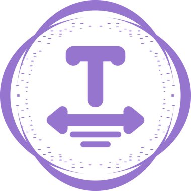 vektör illüstrasyon metin simgesi