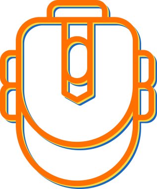 Oyun simgesinin vektör illüstrasyonu