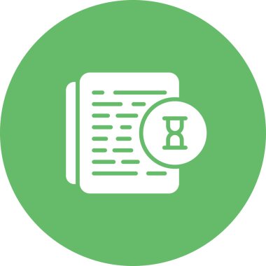 belge web simgesi vektör illüstrasyonu