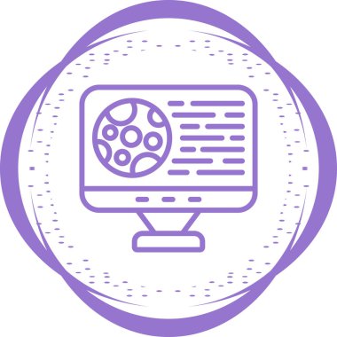 araştırma web simgesi vektör illüstrasyonu