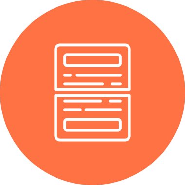 belge web simgesi vektör illüstrasyonu