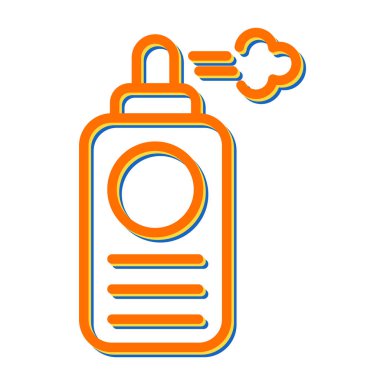 Boya spreyi simgesi, vektör illüstrasyonuName